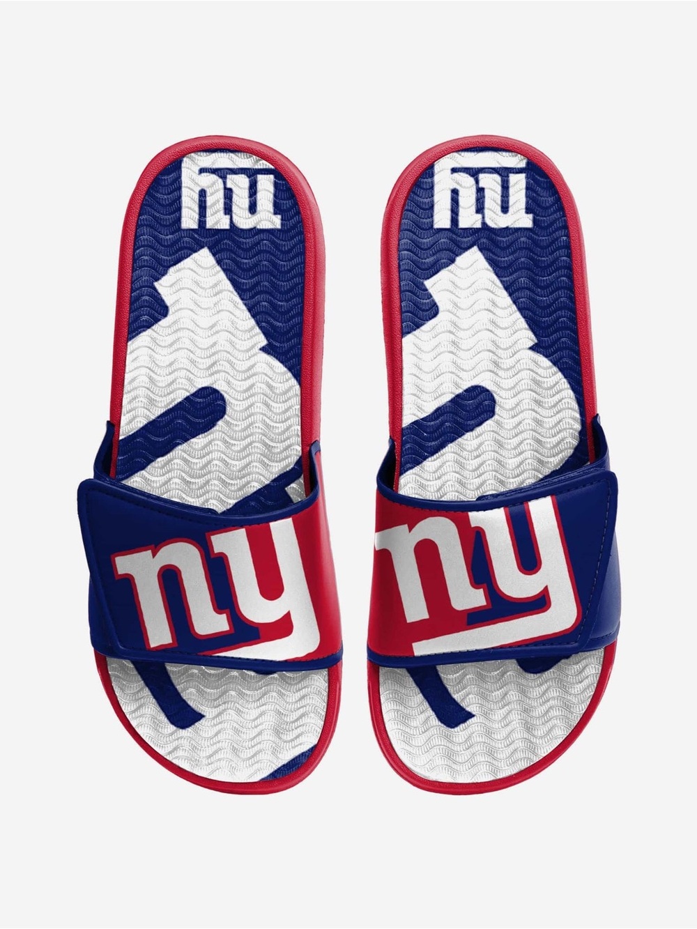New York Giants Slide Sandals in Blue & Red